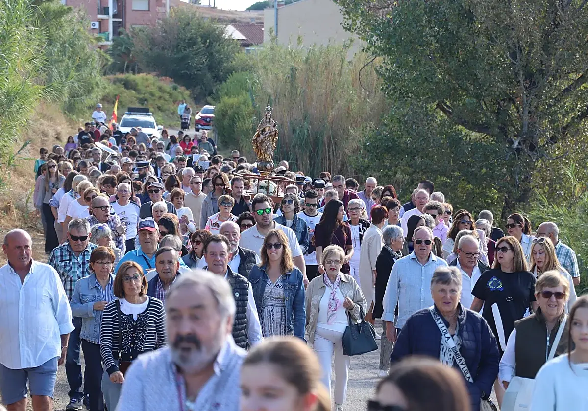 Alfaro vuelve a caminar hasta la ermita del Pilar