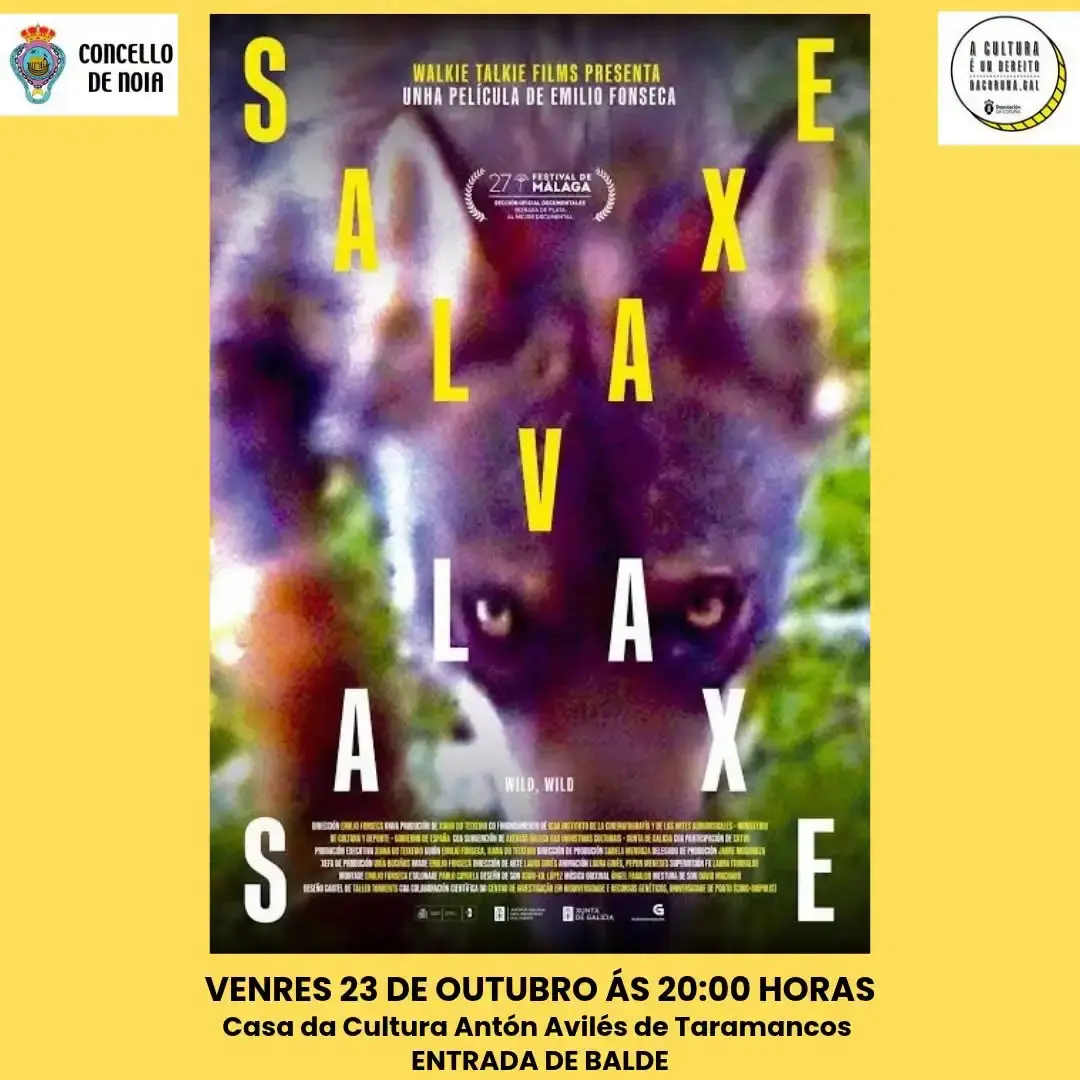 La Casa da Cultura de Noia proyectará «Salvaxe, salvaxe» este viernes