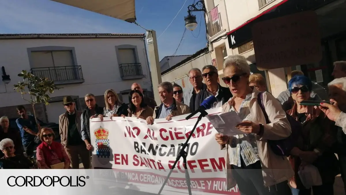 Santa Eufemia reclama que Kutxabank mantenga abierta su única sucursal