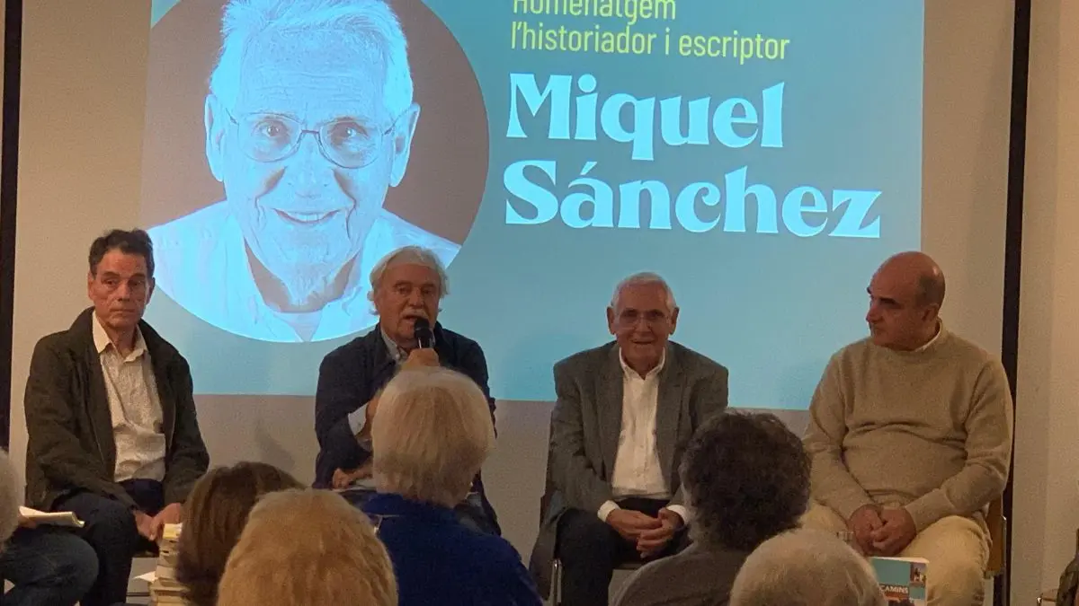 Cerdanyola reconoce la trayectoria cívica y literaria de Miquel Sánchez
