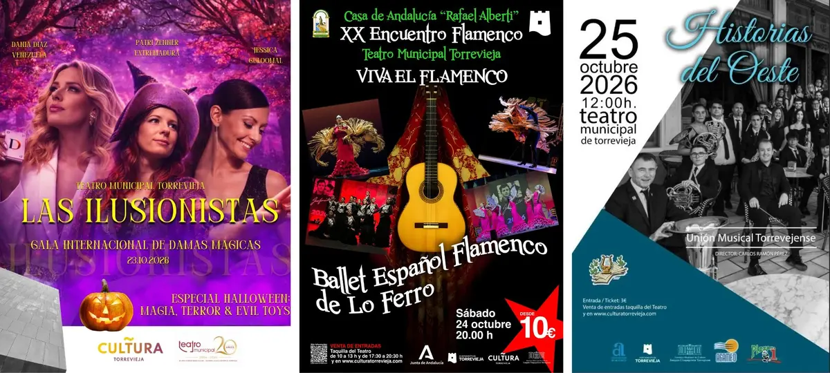 Magia, flamenco y música llenan el Teatro Municipal del 23 al 25 de octubre
