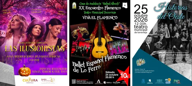 Magia, flamenco y música llenan el Teatro Municipal del 23 al 25 de octubre