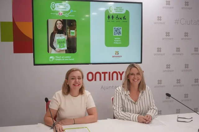 Ontinyent activa una red de baños públicos localizable con códigos QR