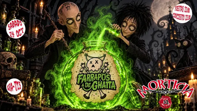 Farrapos de Ghaita actuará gratis en el pub Morticia el 24 de octubre