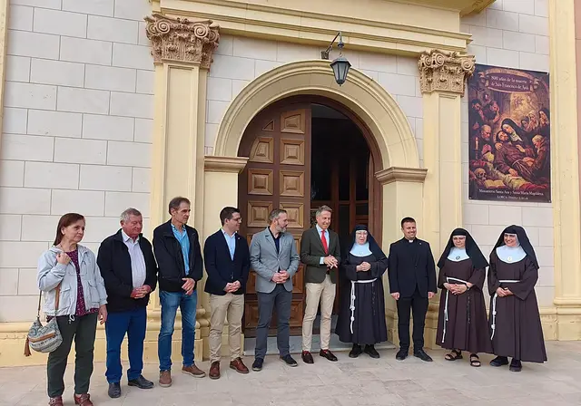 La Virgen de las Huertas pasará una semana en el monasterio de las Clarisas
