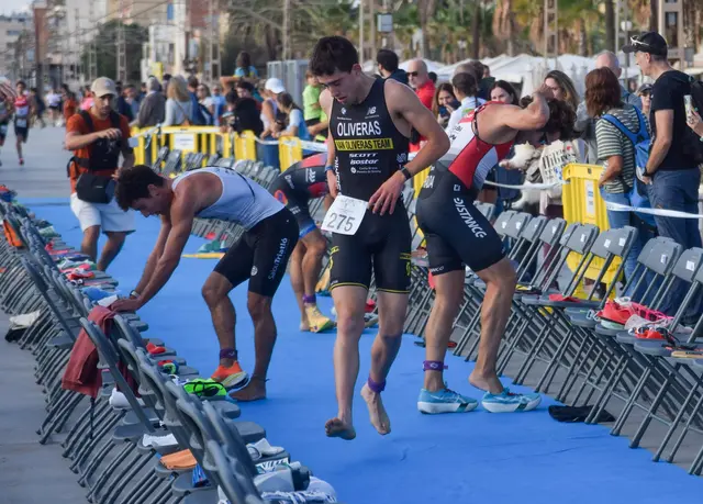 Badalona celebra su Aquatló con 218 participantes y el campeonato catalán