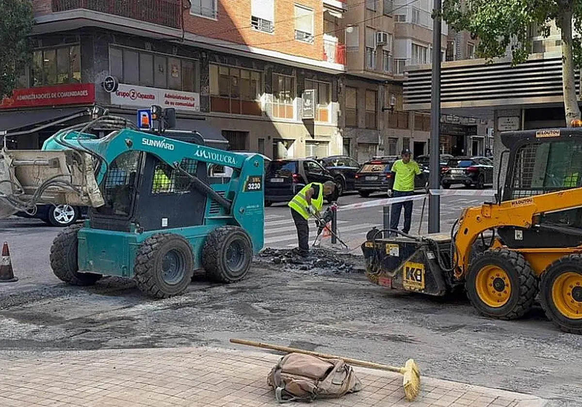 El plan de asfaltado de Elche incluye dos vías en su programa de 2026