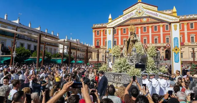 San Fernando celebra tres cuartos de siglo de la coronación de la Virgen del Carmen