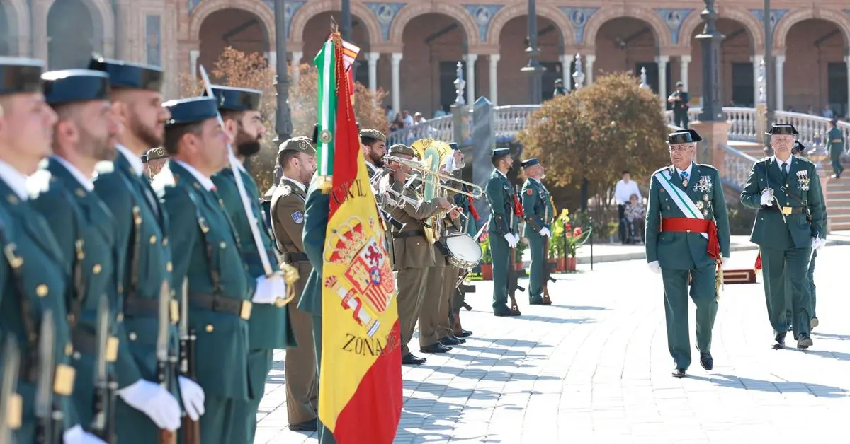Doñana recibe el Tricornio de Gala en la celebración de la Guardia Civil en Sevilla