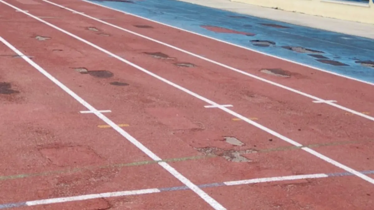 La pista de atletismo de Alcorcón sigue pendiente del inicio de las obras