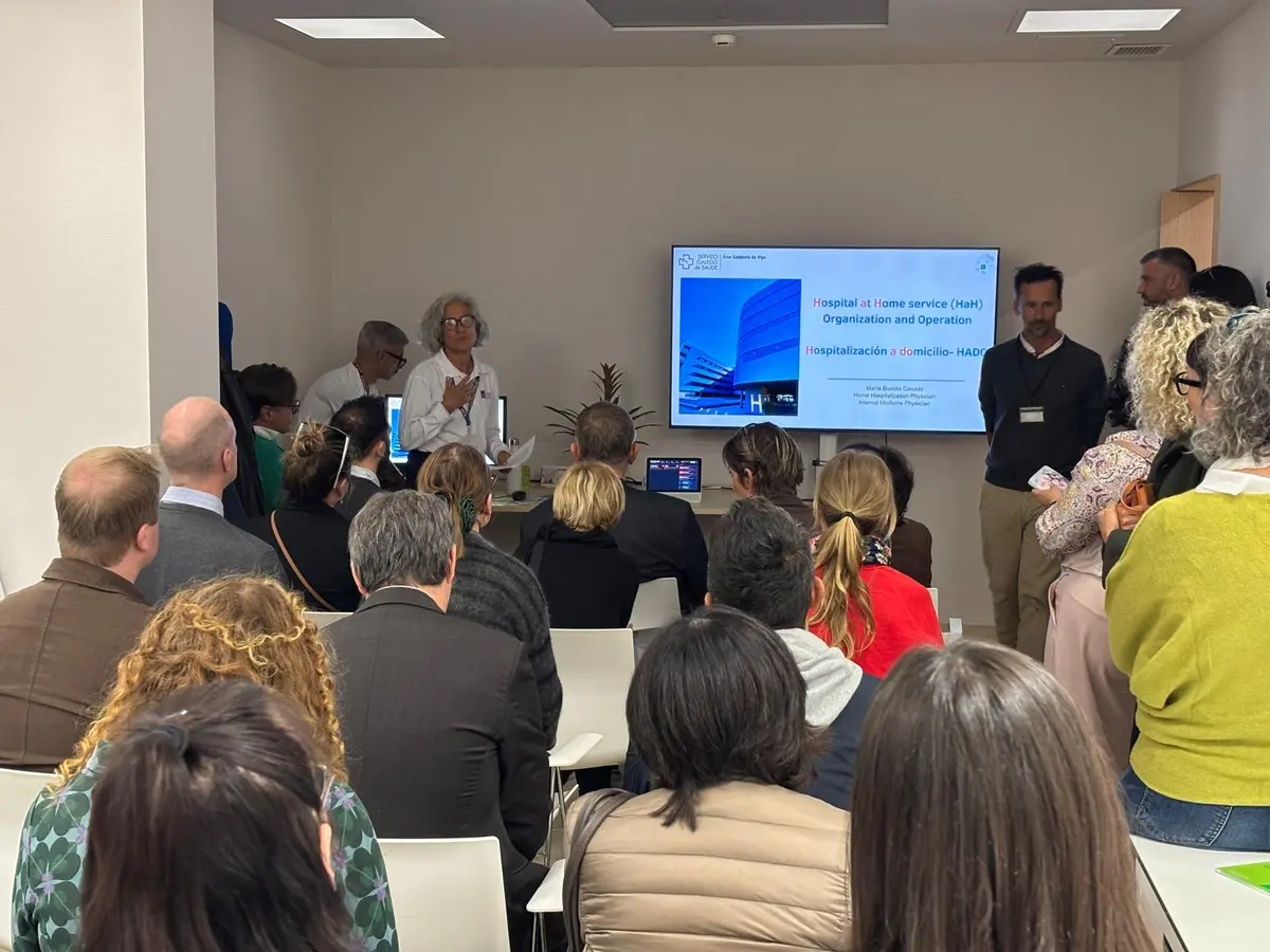 Una delegación europea conoce en Vigo proyectos de innovación sanitaria