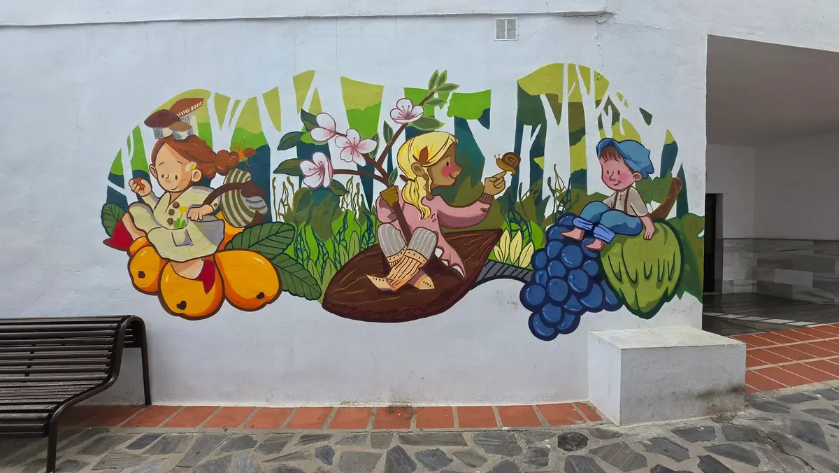 Un nuevo mural se incorpora al paisaje urbano de Molvízar