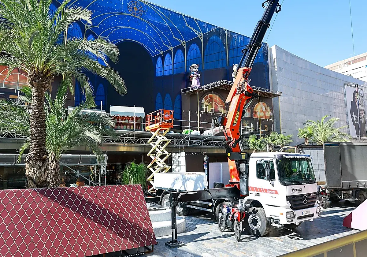 Cortylandia empieza a tomar forma en la avenida de la Libertad