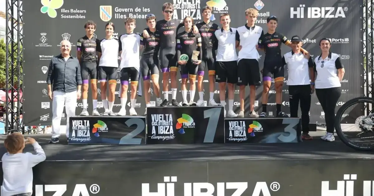La Vuelta a Ibiza de ciclismo base concluye con una contrarreloj en Sant Antoni