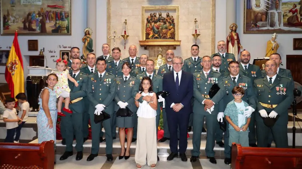 Benidorm se suma a la celebración de la Guardia Civil por el Pilar