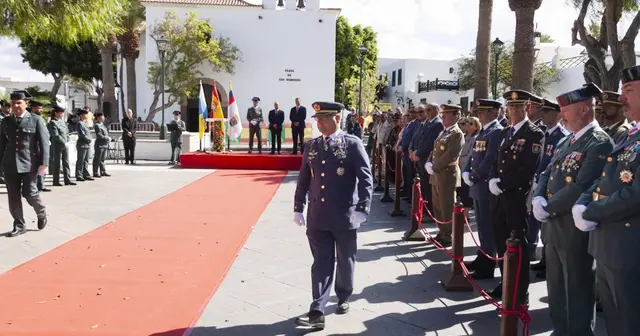 Yaiza acoge la celebración de la patrona de la Guardia Civil