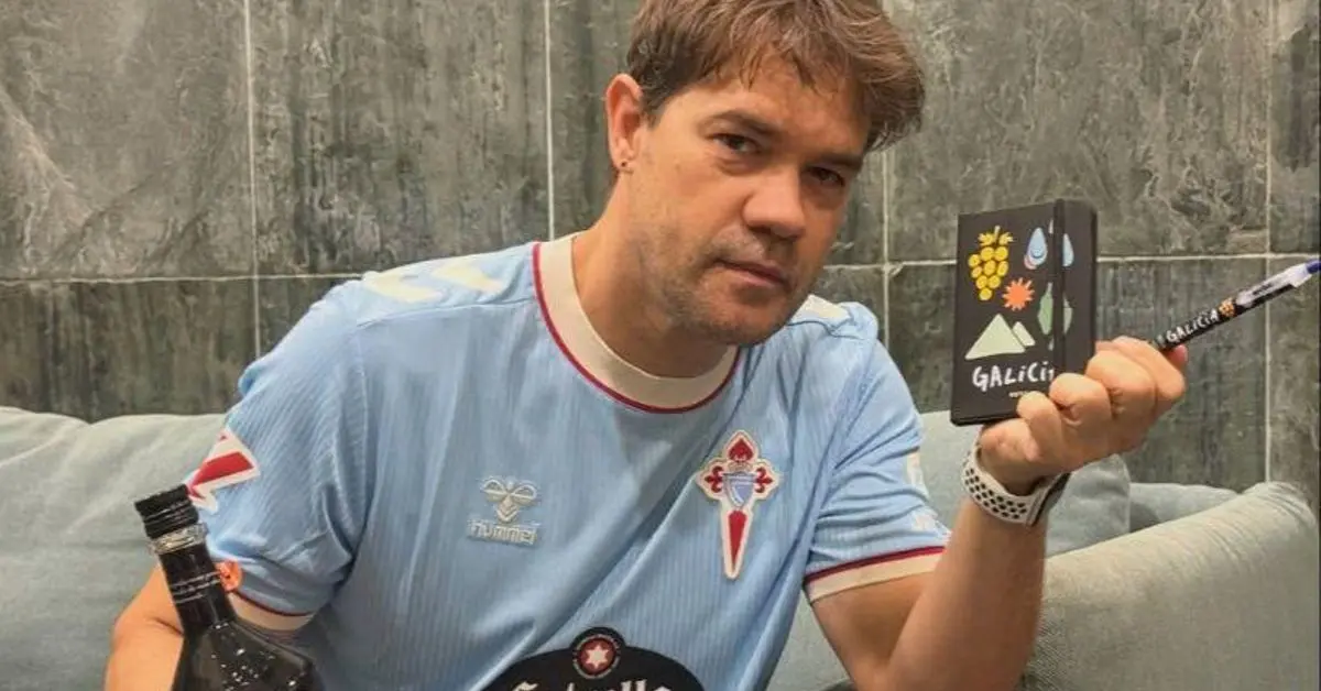 Juan Dávila cierra una intensa visita a Vigo entre regalos