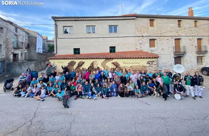 Huérteles culmina las jornadas de Pinceladas de Historia con un mural