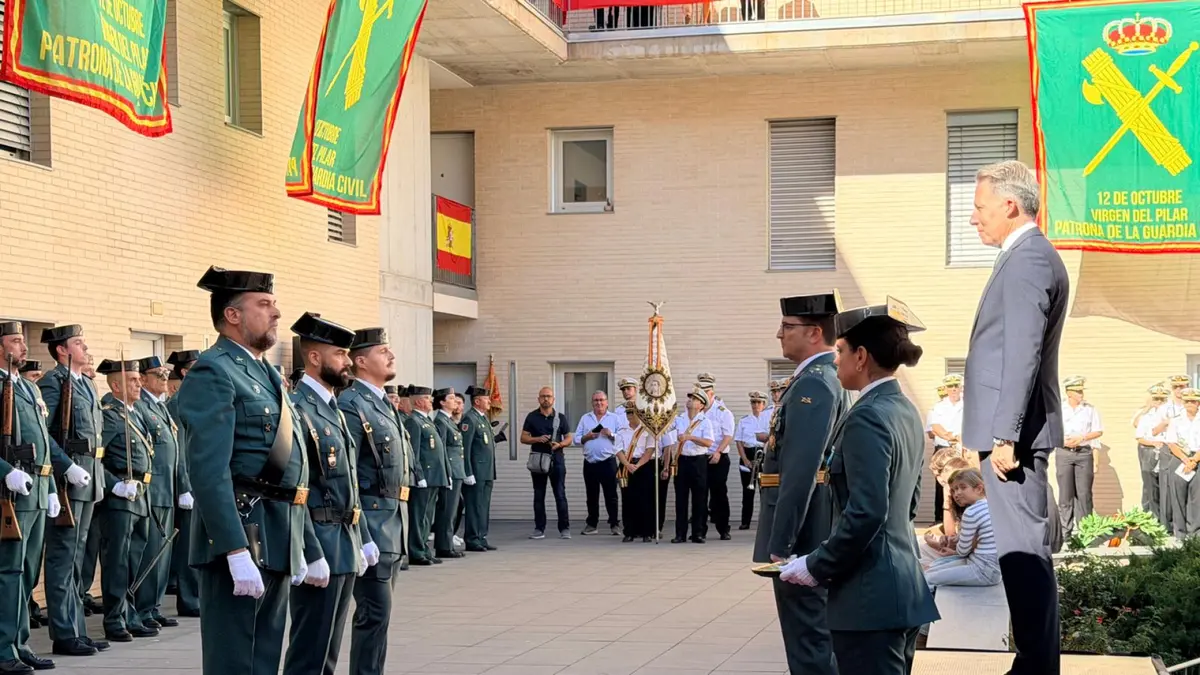 Lorca reconoce la labor de la Guardia Civil en la celebración de su patrona