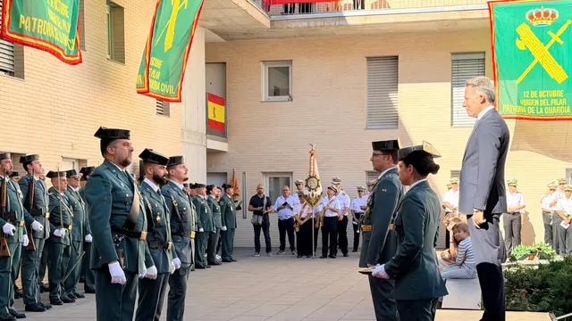 Lorca reconoce la labor de la Guardia Civil en la celebración de su patrona
