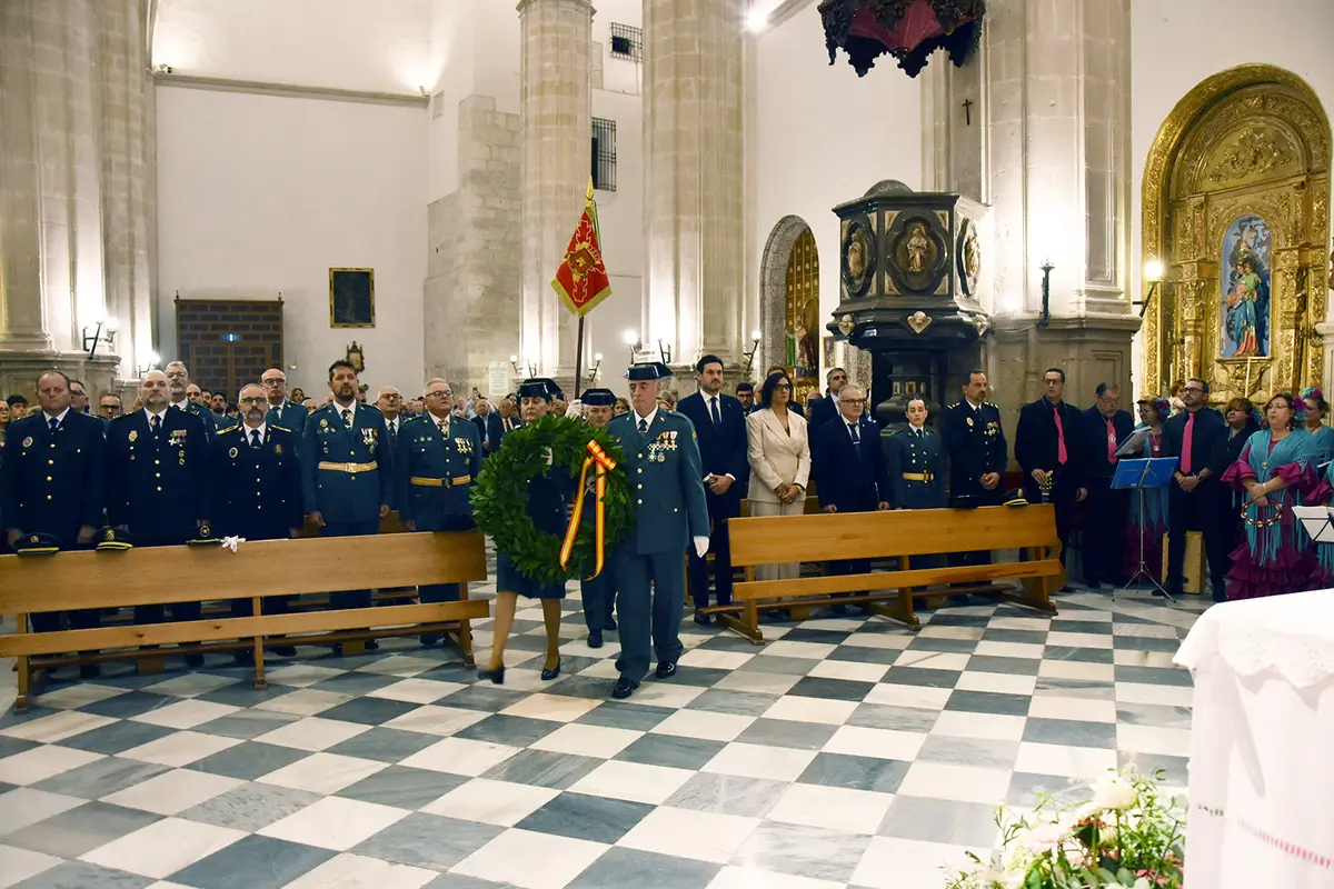 Baza se suma a la celebración de la patrona de la Guardia Civil
