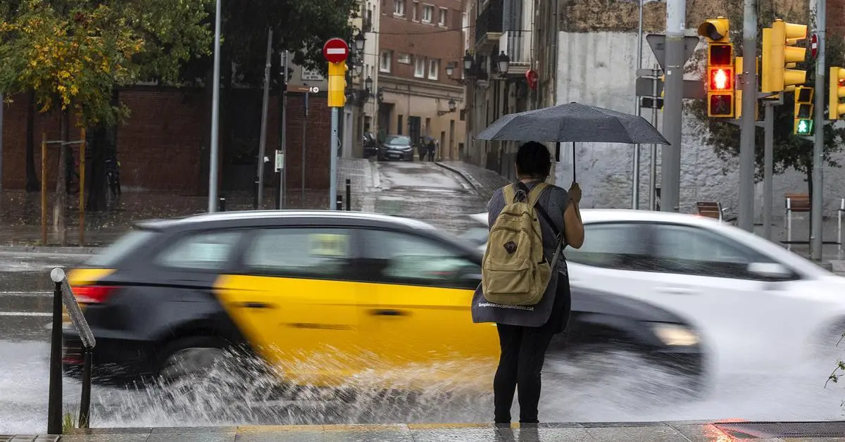 La lluvia de octubre puso a prueba el drenaje de Barcelona