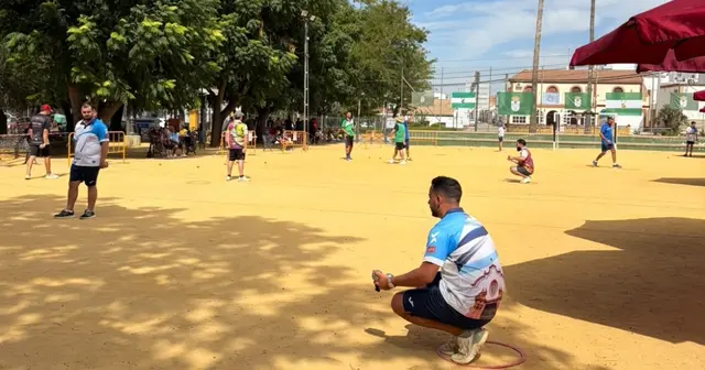 Un trío de Cañada Rosal se impone en el encuentro nacional de petanca