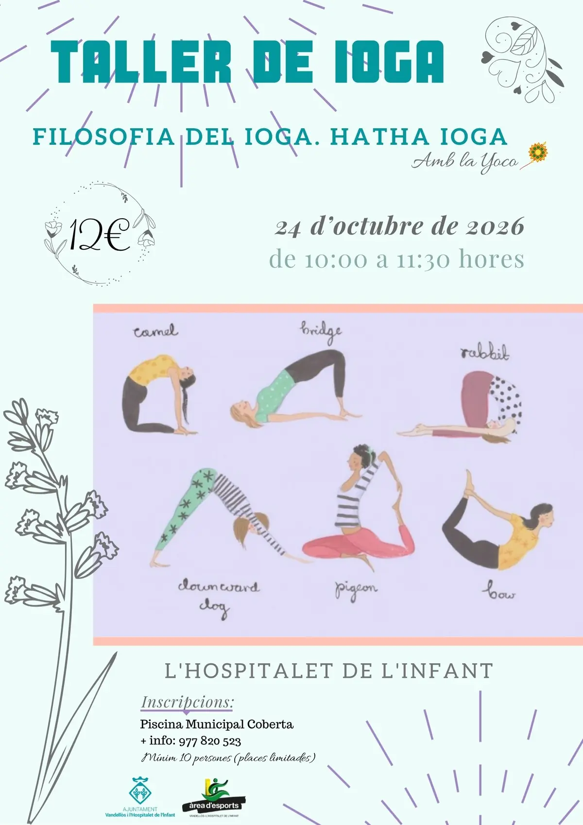 Filosofía y práctica del yoga, en un taller previsto en l’Hospitalet de l’Infant