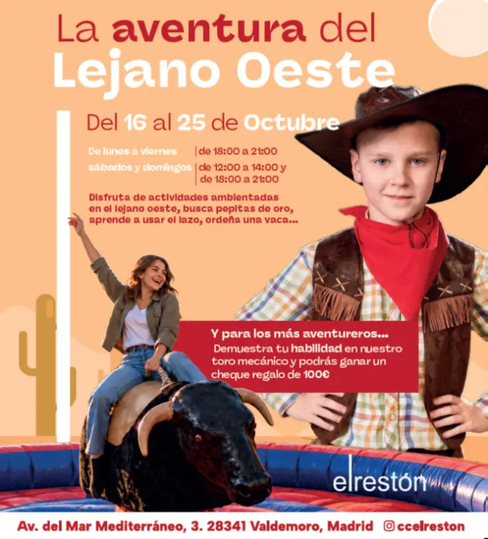 El Restón propone una aventura del Oeste para disfrutar en familia