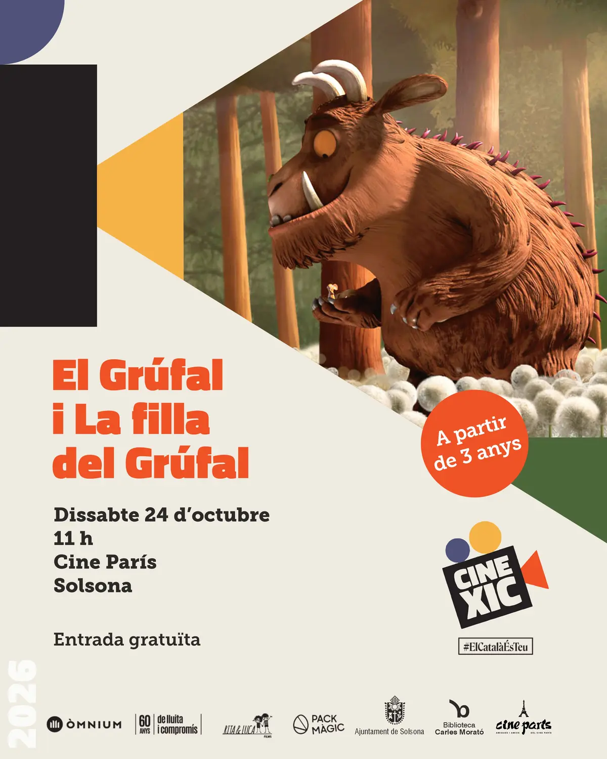 Cinexic abre temporada en Solsona con cine en catalán para los más pequeños