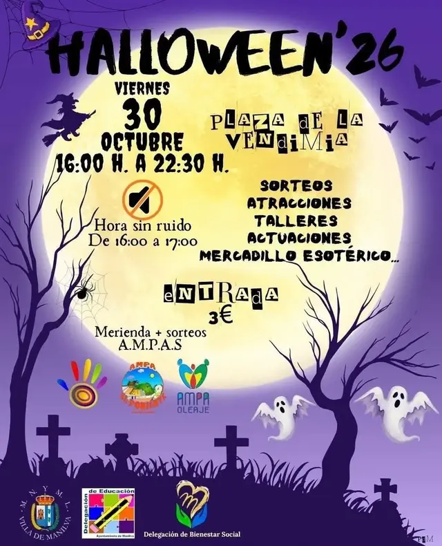 Halloween en Manilva incluirá una hora adaptada a personas con sensibilidad auditiva