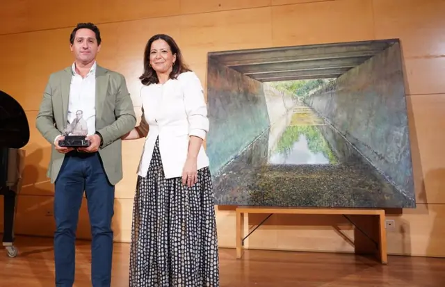 Francisco Vera se impone en el certamen de pintura Juan Aparicio Quintana