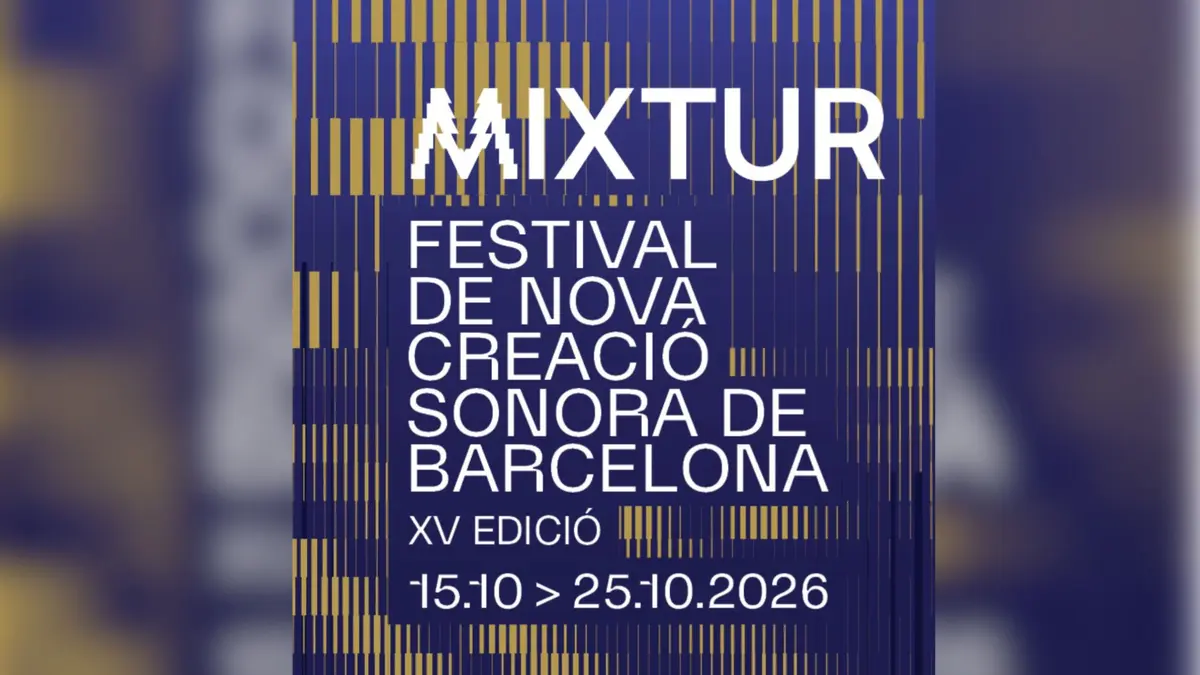 Mixtur llevará 24 conciertos de creación sonora a Barcelona en octubre de 2026