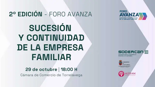 El Foro Avanza reunirá en Torrelavega a empresas familiares para tratar su sucesión