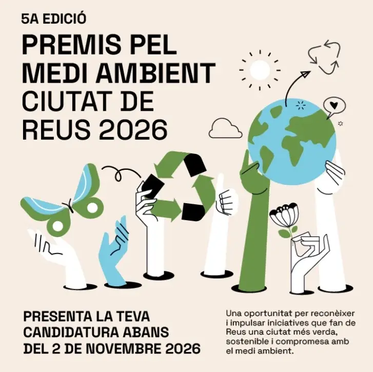 Reus abre la presentación de candidaturas para sus premios ambientales