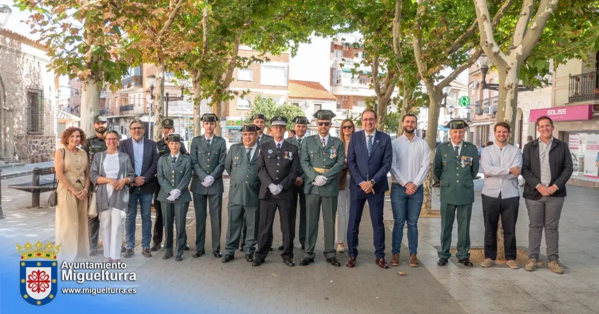 Miguelturra acompaña a la Guardia Civil en la celebración del Día del Pilar