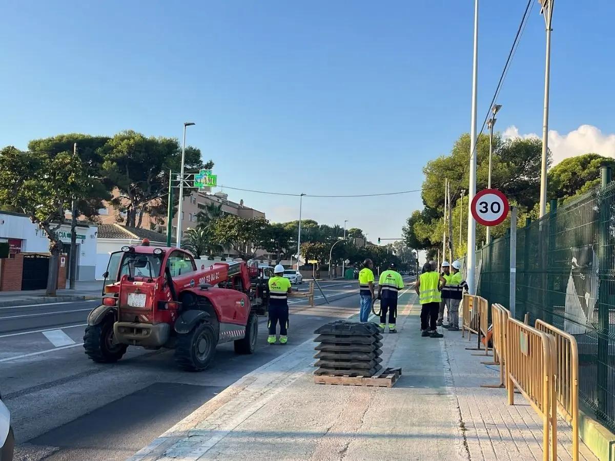 Ferrandis Salvador afronta el tramo final de las obras del TRAM