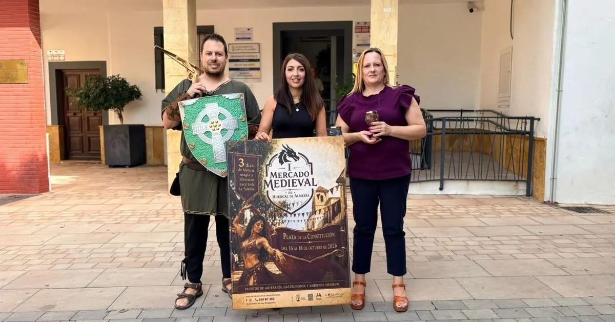 Huércal de Almería estrenará un mercado medieval en la Plaza de la Constitución