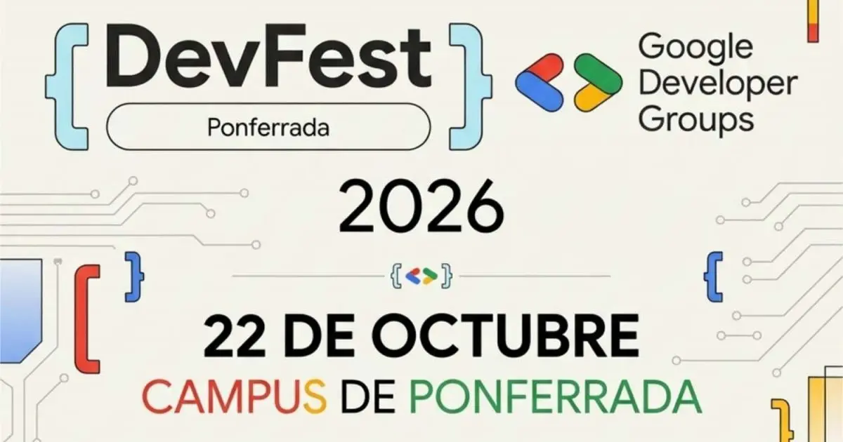 Ponferrada recibirá una nueva edición del DevFest el 22 de octubre