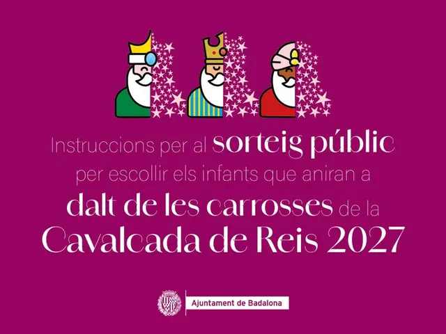 Badalona abrirá el 19 de octubre las solicitudes infantiles para la Cabalgata de Reyes