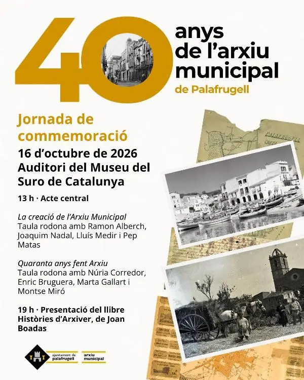 Palafrugell celebrará cuatro décadas de su Archivo Municipal con una jornada abierta