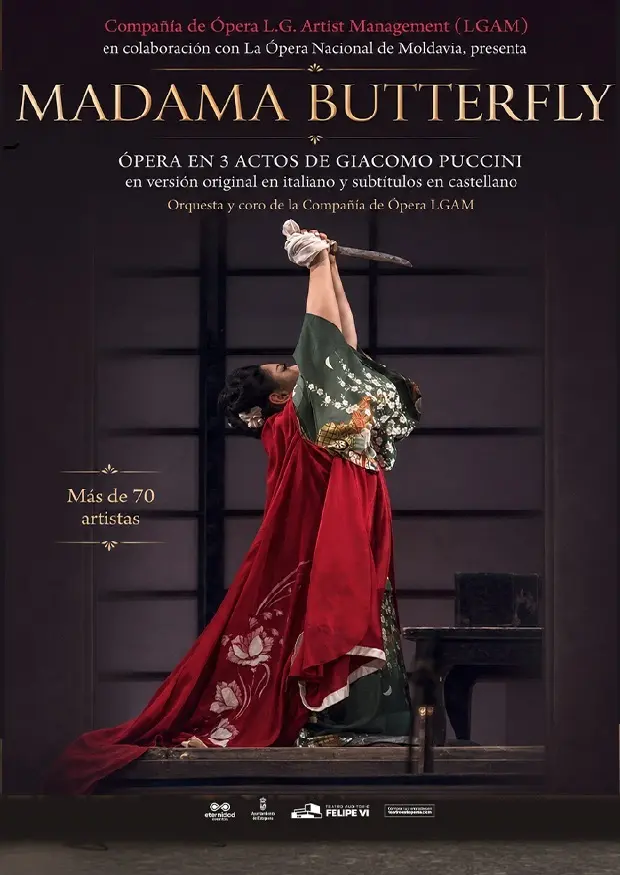 Madama Butterfly llegará al Teatro Auditorio Felipe VI el 28 de octubre