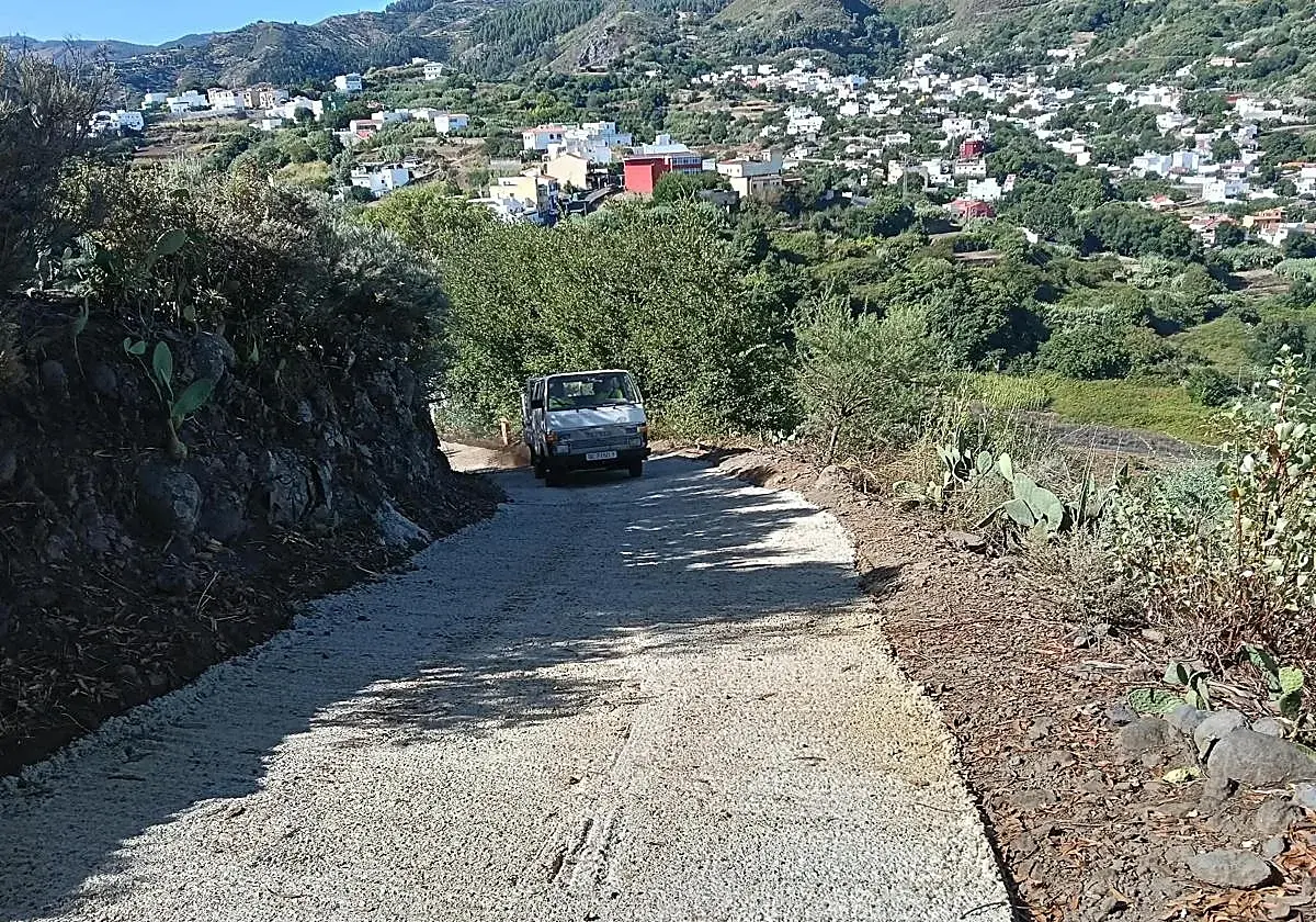 Valleseco concluye la mejora del pavimento en dos zonas del municipio