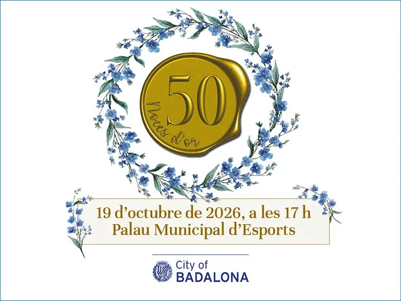 Más de 140 parejas participarán en las próximas Noces d’Or de Badalona