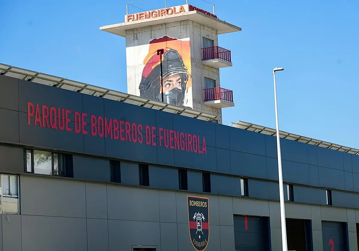 Darko llevará el arte urbano a la torre del Parque de Bomberos de Fuengirola