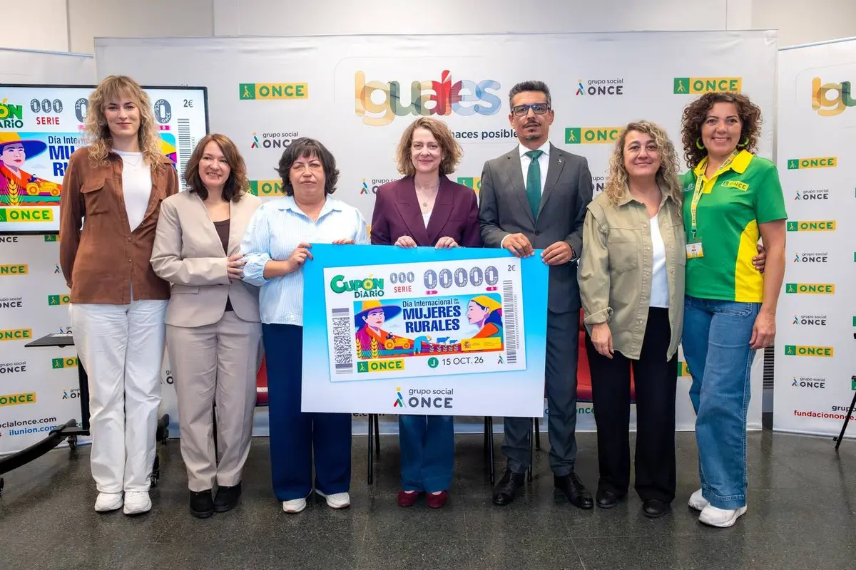 La ONCE dedica su cupón del 15 de octubre a las mujeres rurales