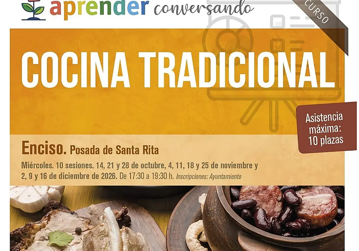 Enciso ofrece formación en cocina tradicional los miércoles por la tarde