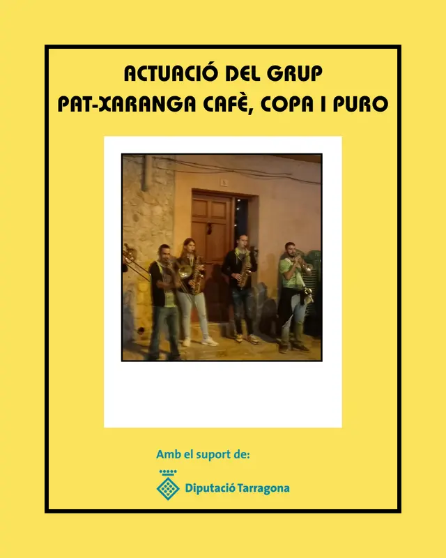 Miravet incluyó a la Xaranga Cafè, Copa i Puro en su programa festivo de 2026