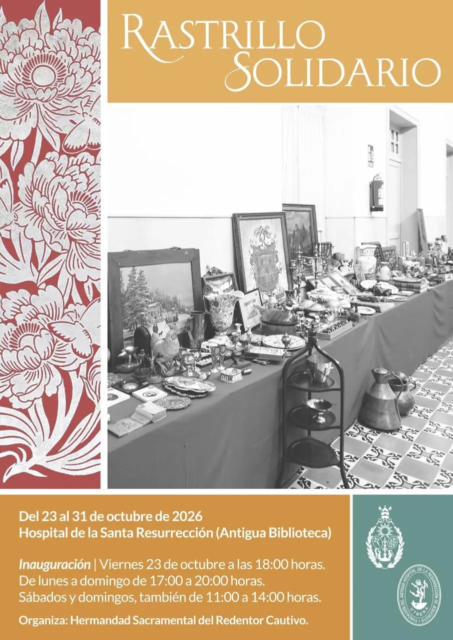 El Rastrillo Solidario del Redentor Cautivo volverá al Hospital de la Santa Resurrección