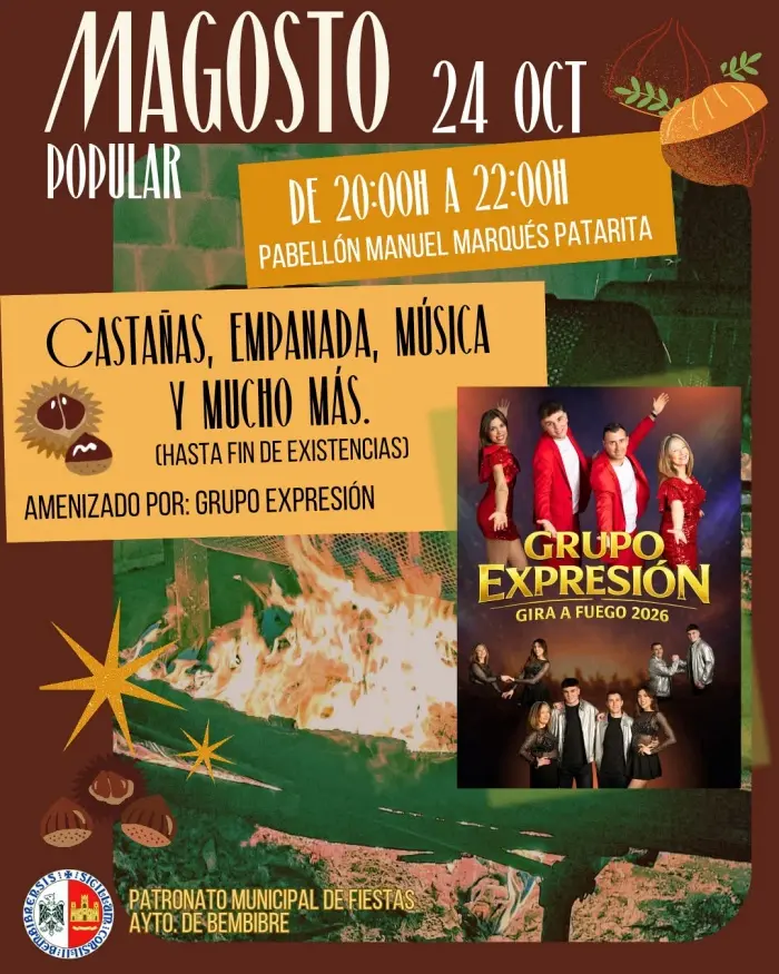 Bembibre prepara una noche de castañas y música con su magosto popular